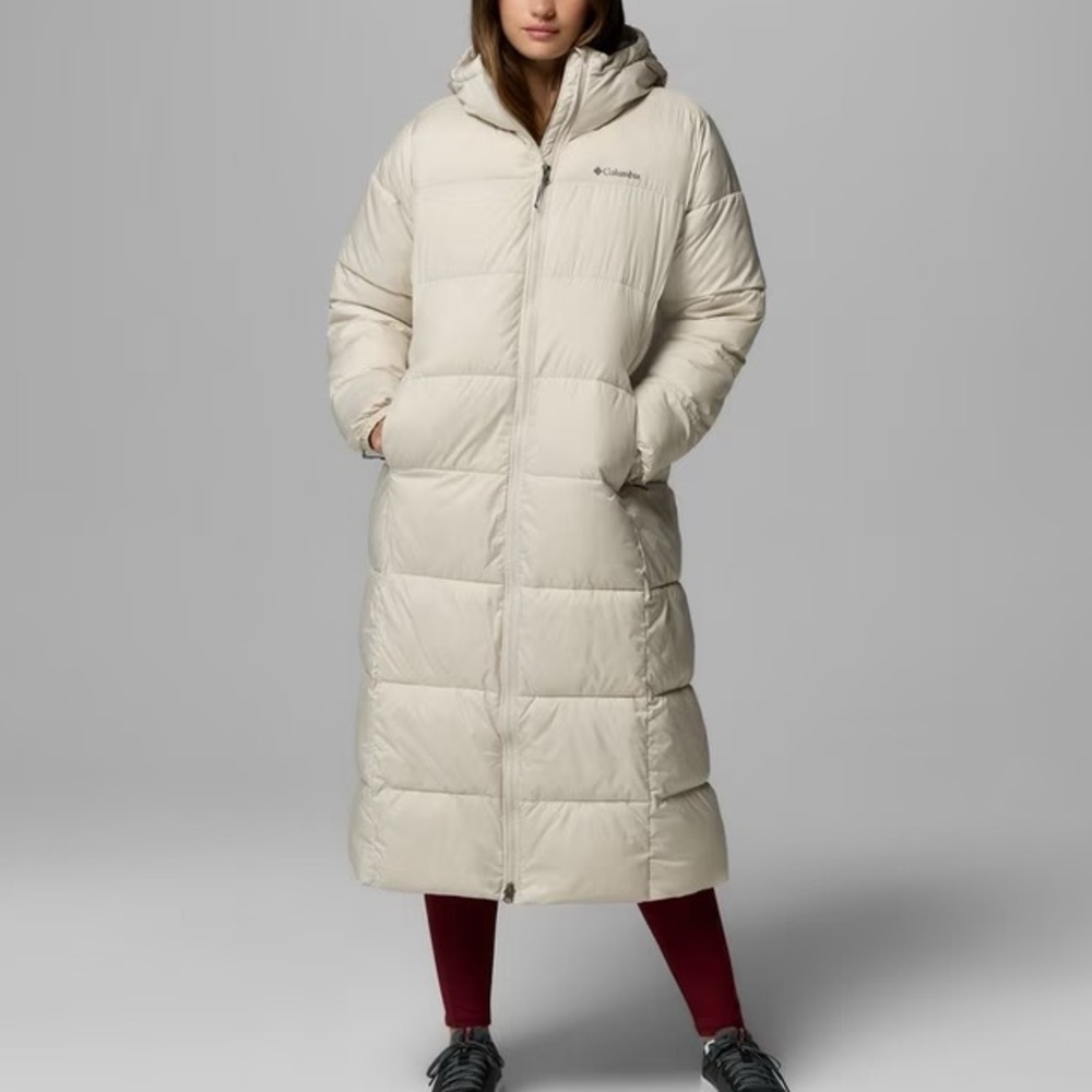 Columbia Plus Size Women's Puffect™ II Long Puffer Jacket Dark Stone NEW